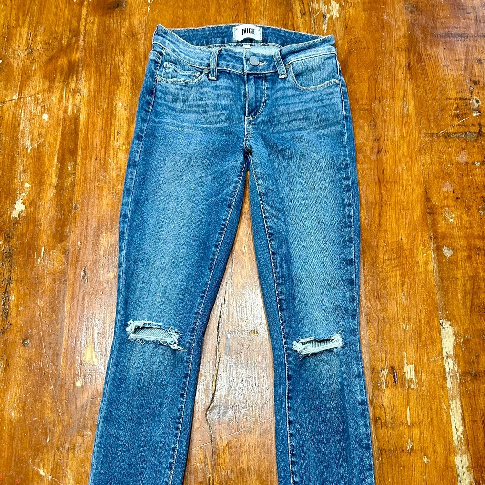 Paige Verdugo Ankle Jeans Size 25